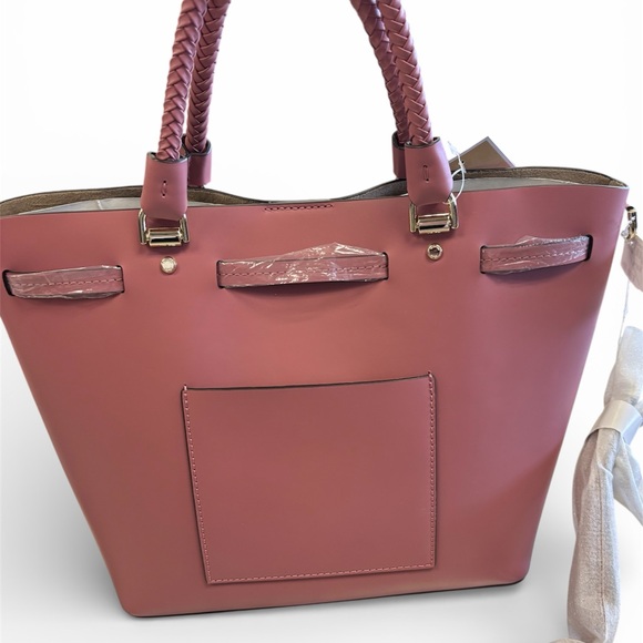 Michael Kors Rose Leather Tote - Picture 2 of 8